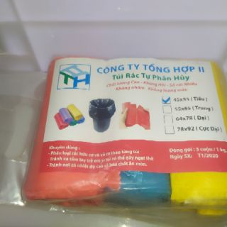 bao đựng rác sinh học TaHuPha  tự phân hủy