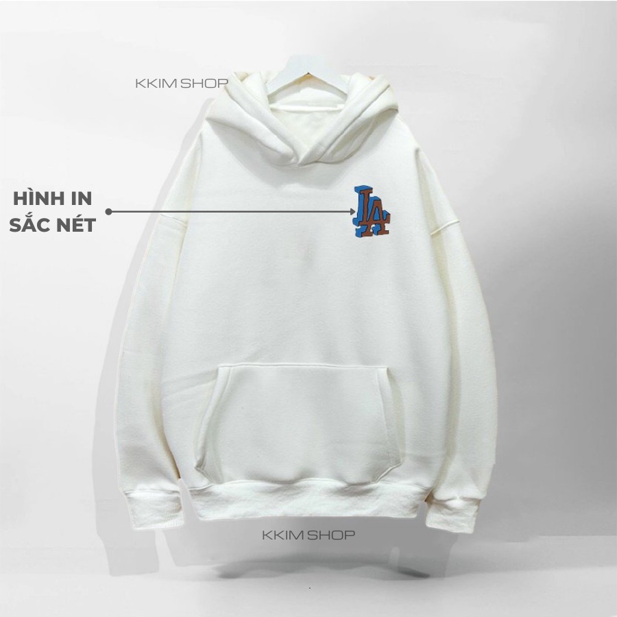 Áo Nỉ HOODIE LA, Áo hoodie MLP XANH LÁ unisex nam nữ form rộng oversize chất liệu Nỉ bông cao cấp KKIM SHOP