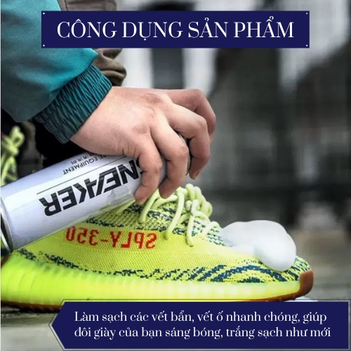 Chai Xịt Tạo Bọt Vệ Sinh Giày Sneaker Cao Cấp DUTANO