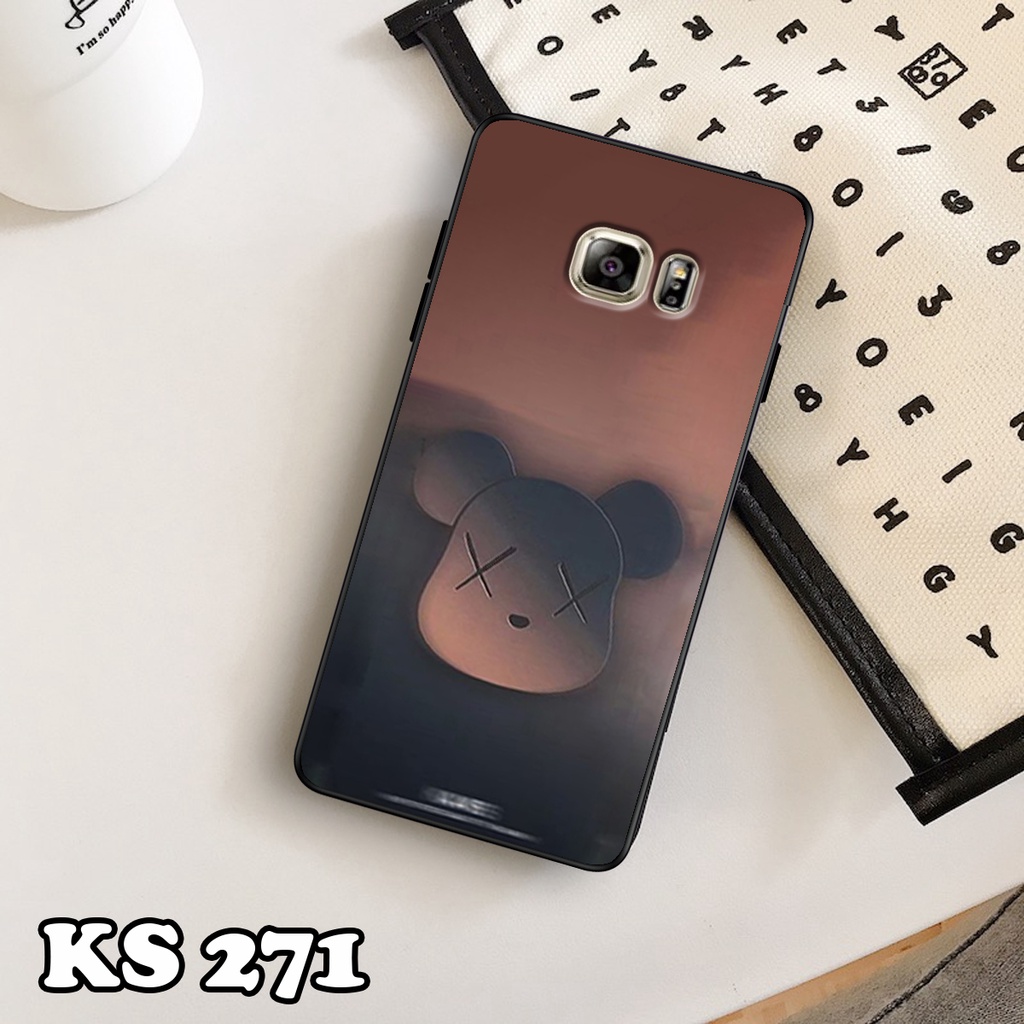 Ốp lưng Samsung Note 5 - Samsung Note 4 - Samsung Note 3 - Ốp in hình Gấu B.Ŗİ.ÇK - Lưng nhám viền TPU cao cấp
