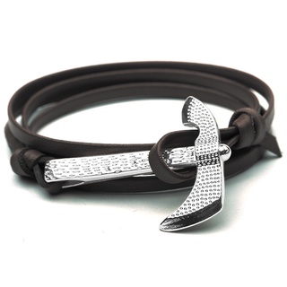 Vòng tay da nhiều quấn khóa gài đặc biệt unisex