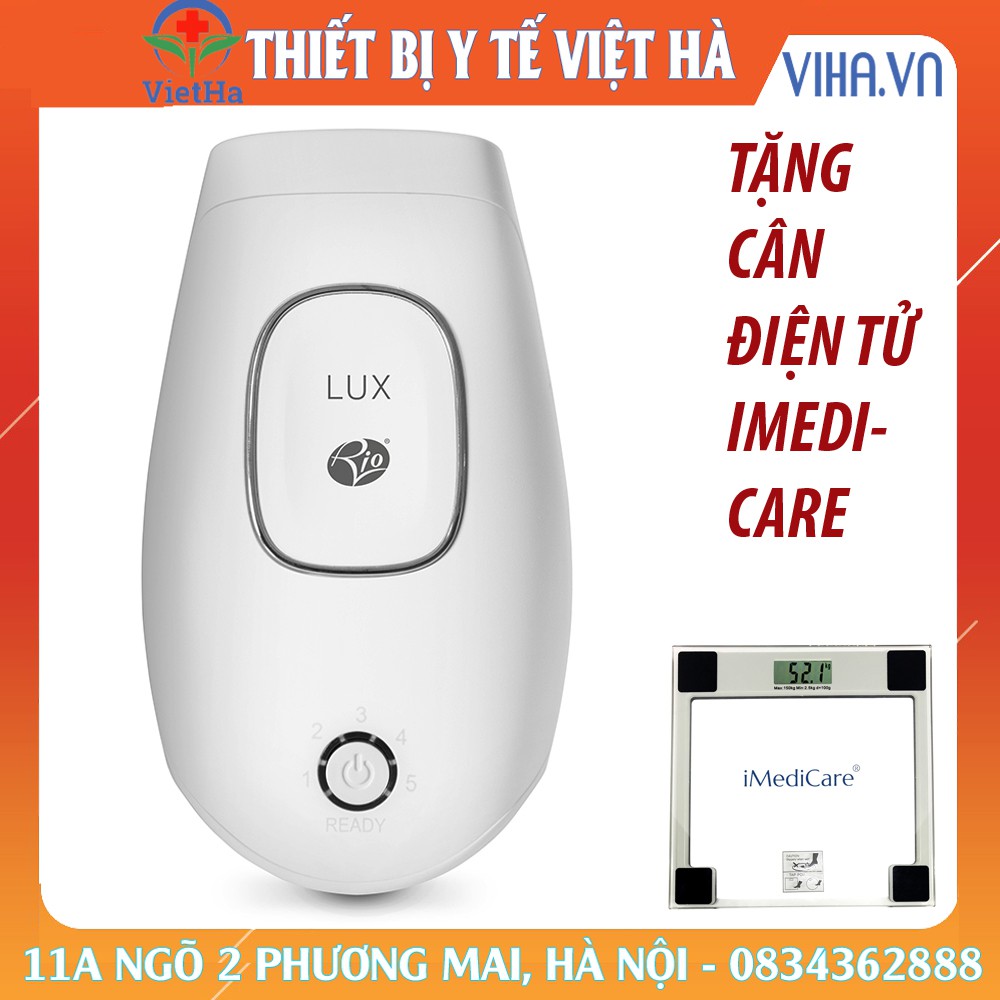 [Mã 254FMCGSALE giảm 8% đơn 500K] Máy triệt lông cá nhân Rio IPHH( tặng cân điện tử imedicare )