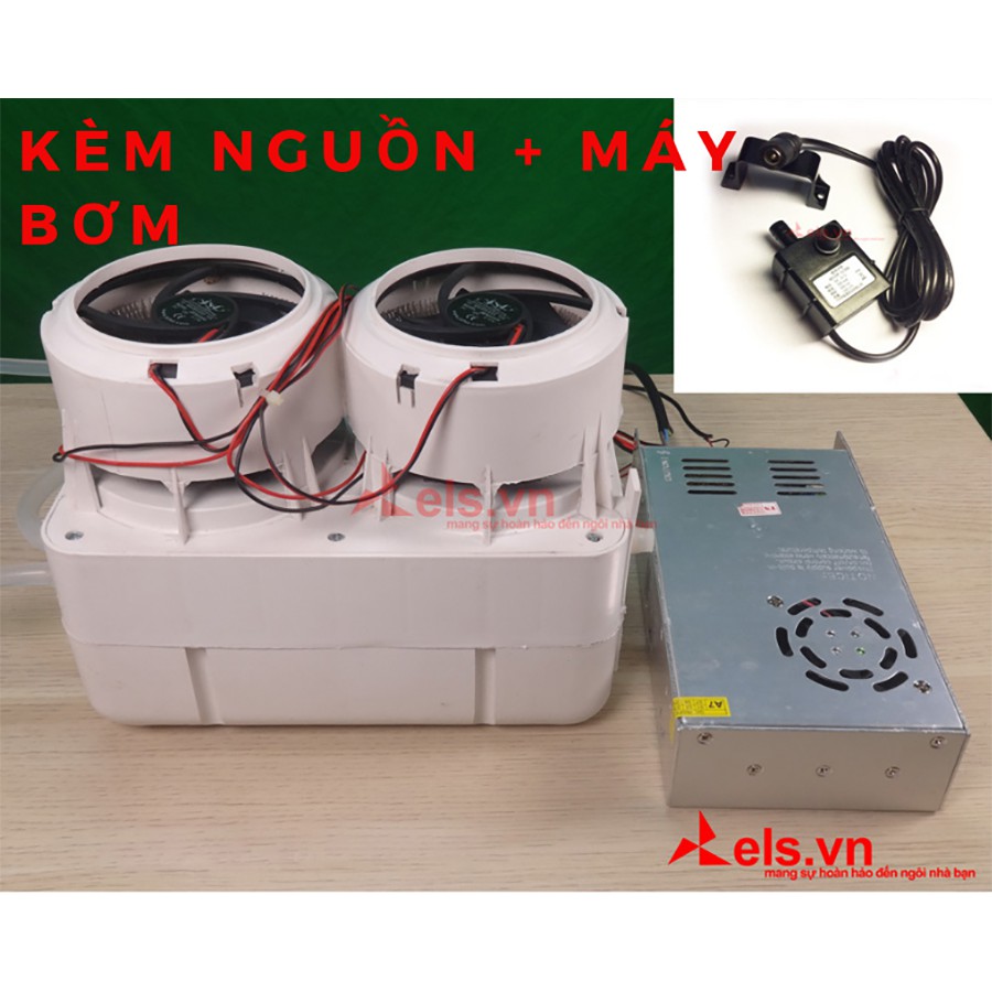 Bộ chiller làm mát nước bằng sò nóng lạnh kèm bộ cài nhiệt độ 12V 120W