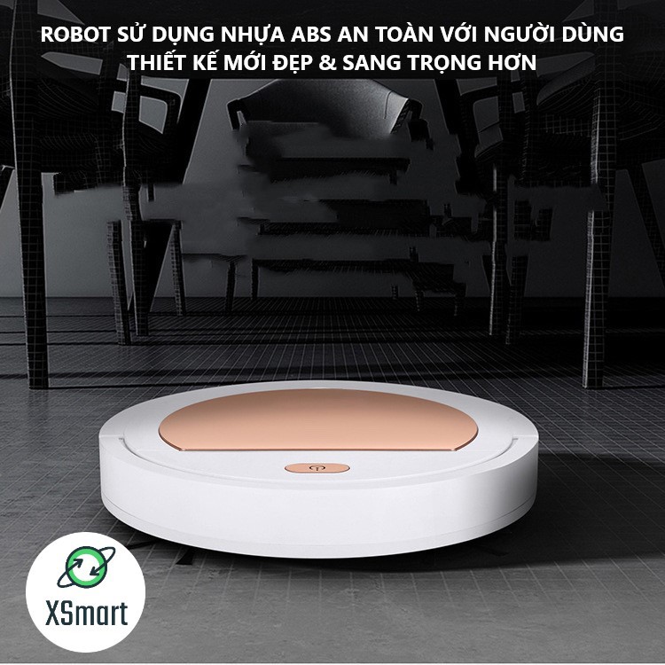 [BÁN CHẠY] Robot Hút Bụi Lau Nhà Thông Minh 3 Trong 1 SDJ-168 Thế Hệ Mới 2020 Công Nghệ AI Mới Nhất