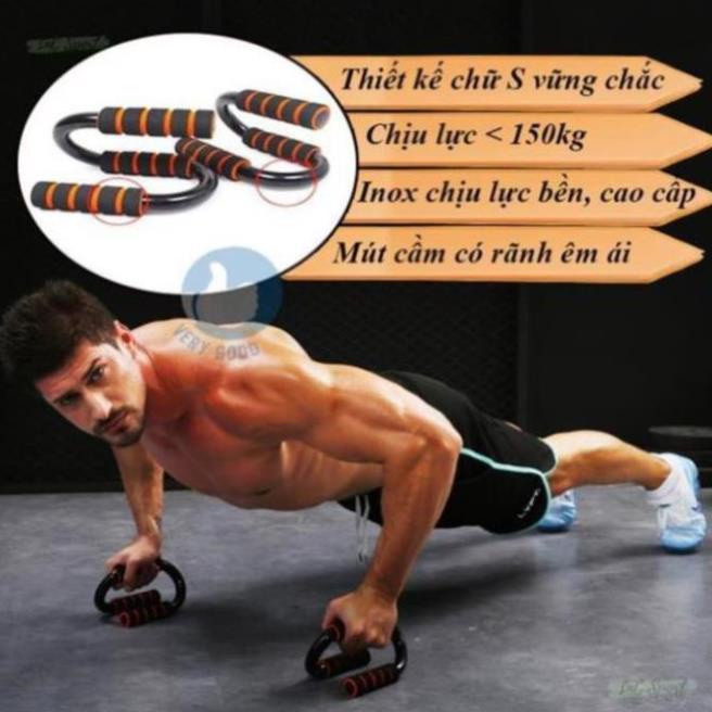 Dụng Cụ Hít Đất , Tập Thể Hình Cho Body Săn Chắc (Hàng Cao Cấp)