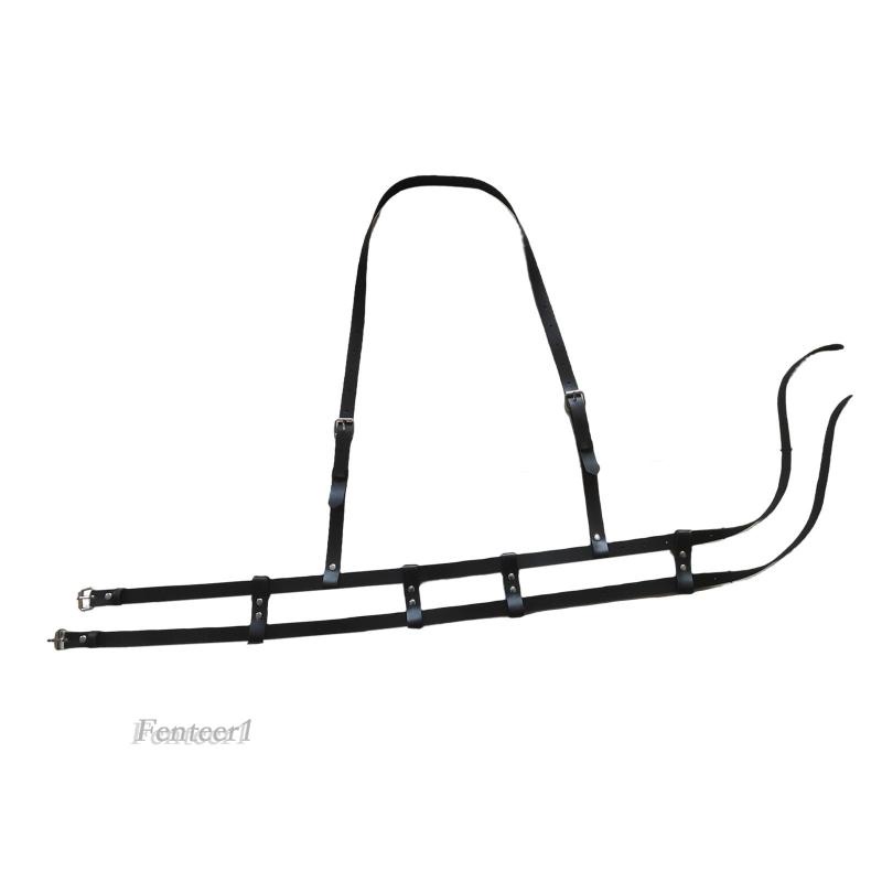 [Fenteer1] Dây Nịt Giả Da Thắt Lưng Punk Cho Nữ