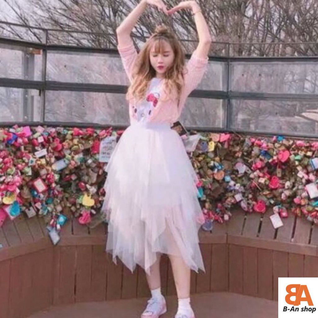 Chân váy lưới sole có lót | BigBuy360 - bigbuy360.vn