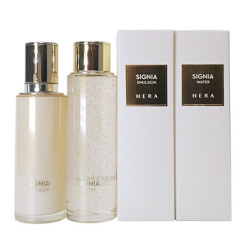 Cặp nước hoa hồng và Sữa dưỡng tế bào gốc hoa thủy tiên cùng tinh chất vàng 24k HERA Signia 5ml