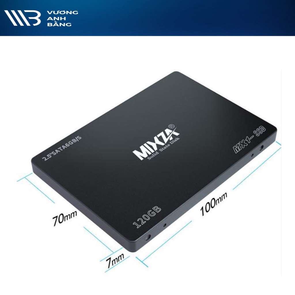 Ổ Cứng SSD 120GB MIXZA 2.5 SATA3 - Hàng chính hãng BH 36 tháng