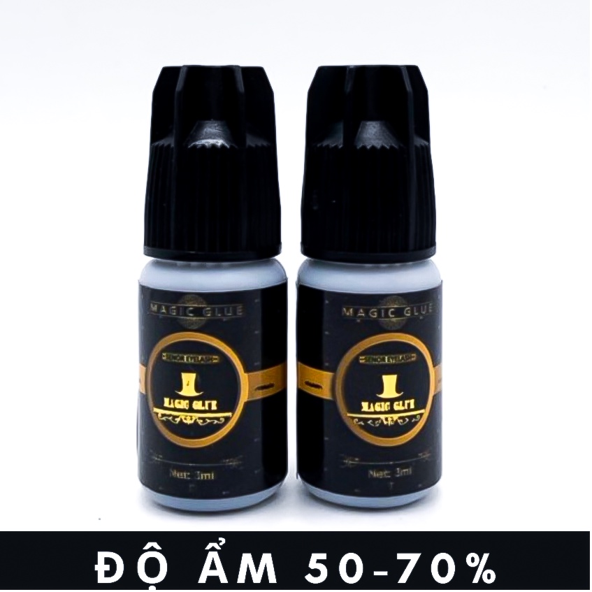 Keo Magic nối mi chính hãng (Bịch 2 chai 6ml), Keo Hàn Quốc 100% Siêu Bền_Dụng cụ nối mi chính hãng Mai Hòa Lash