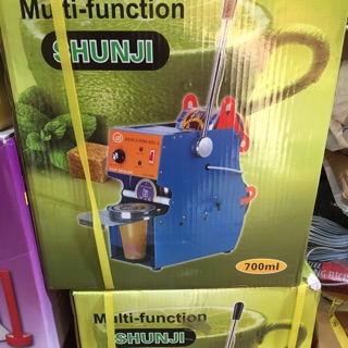 máy ép nắp li nước mía