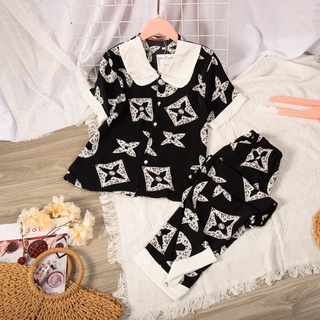 Đồ bộ pijama tay ngắn quần dài chất lụa