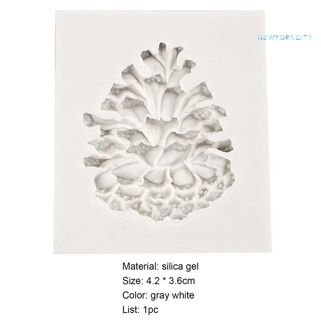 Khuôn Làm Bánh Bằng Silicon Hình Quả Thông Giáng Sinh Dễ Thương