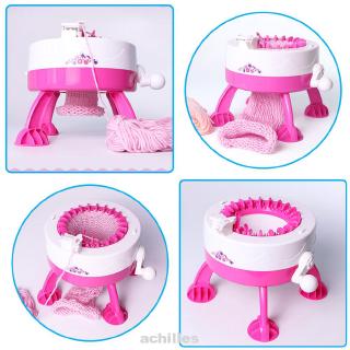 Girls Manual With Yarn Balls Accessory Tools Weaving Smart Toy Scarf Knitting Loom Machine