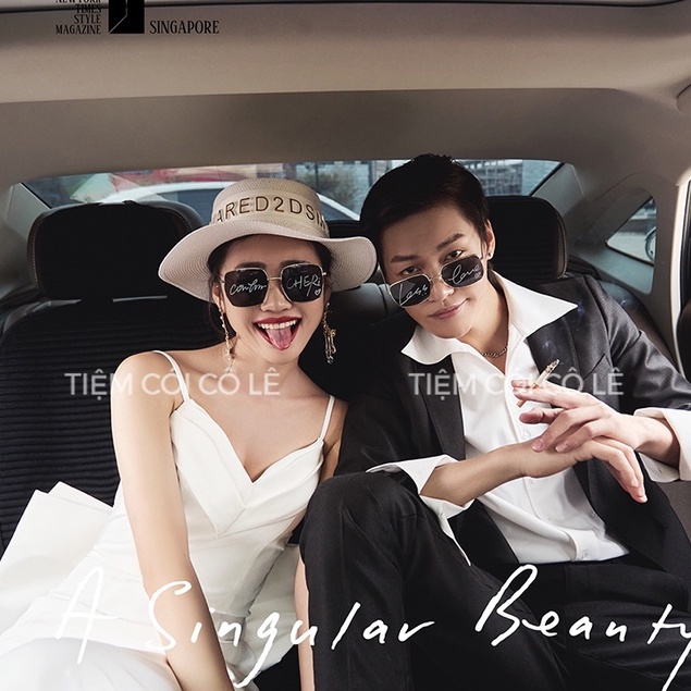 Nón gaucho viền chữ sang chảnh, mũ nữ phụ kiện thời trang đi biển, chụp ảnh - Tiệm Cói Cô Lê