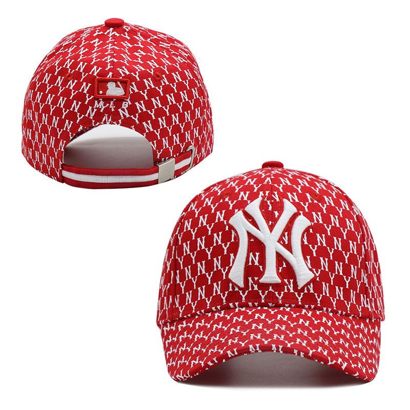 Mũ lưỡi trai bóng chày MLB NY Yankees vành cong chống nắng phong cách thường ngày cho cặp đôi nam nữ