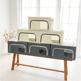 Túi Đựng Quần Áo Khung Thép 56L Morning House- Gấp gọn tiện lợi, bảo quản quần áo bền đẹp