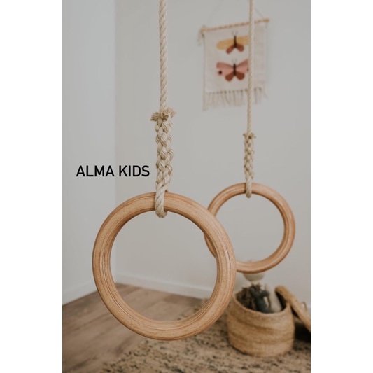 Vòng Treo Xà Gỗ Tập Thể Dục Tập Gym Cao Cấp