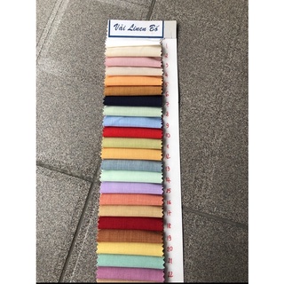 VẢI LINENS BỐ MAY ÁO VEST 10m/1 màu KHỔ 1M50 ❤️