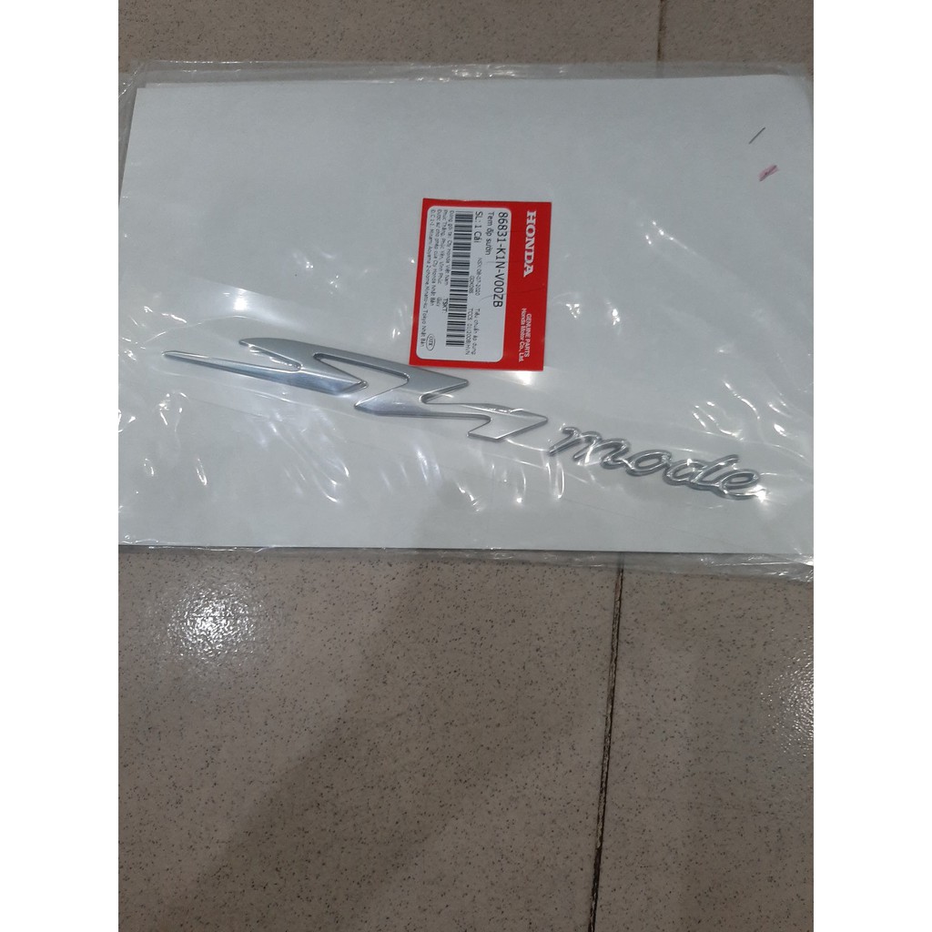 Tem honda SH mode 2020 2021 2022 honda chữ nổi giá 1 bên