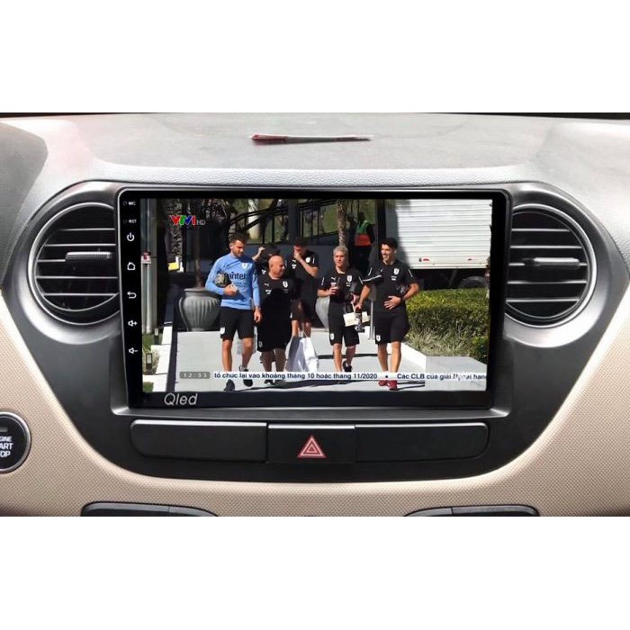 💥Hyundai Grand I10💥Màn hình DVD Android QLED cho xe Hyundai GrandI10,cắm sim 4G,wifi,RAM 2GB,ROM 32GB