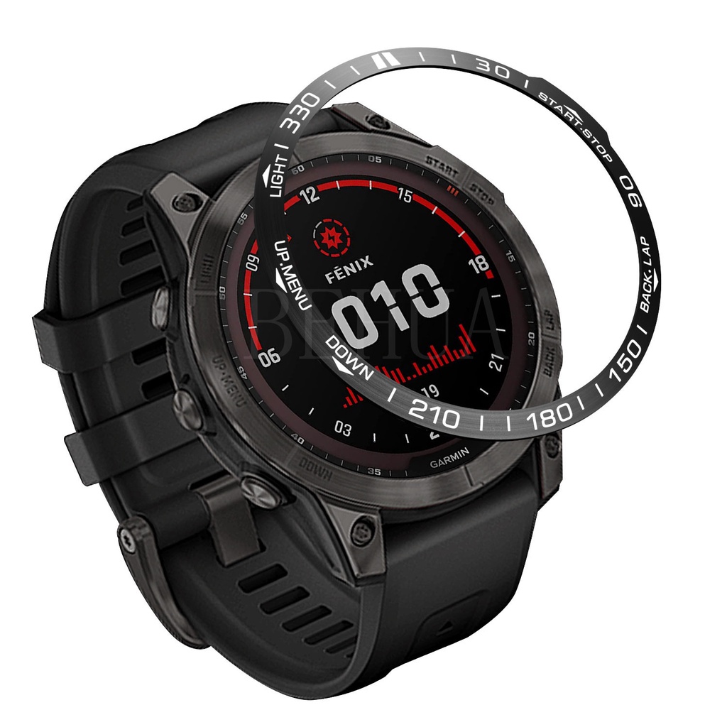 Ốp Viền Kim Loại Bảo Vệ Mặt Đồng Hồ Thông Minh Garmin Fenix 7X 7S