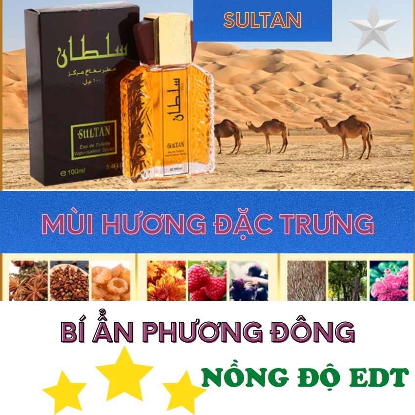Nước hoa Sultan 100ml tinh dầu nước hoa Dubai nước hoa nam thơm lâu nam tính dầu thơm nam  A210 | BigBuy360 - bigbuy360.vn