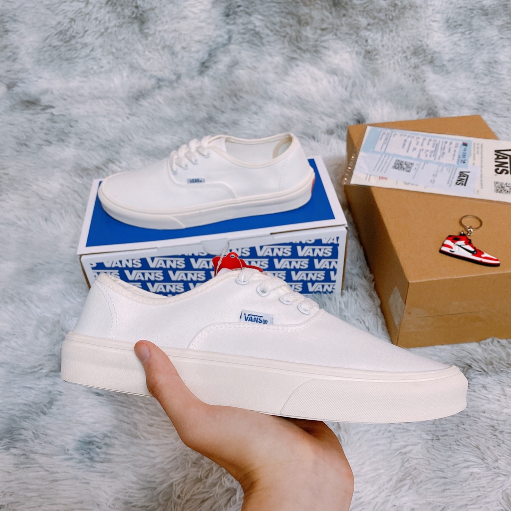 Giày vans trắng hàng 1:1 chất lượng