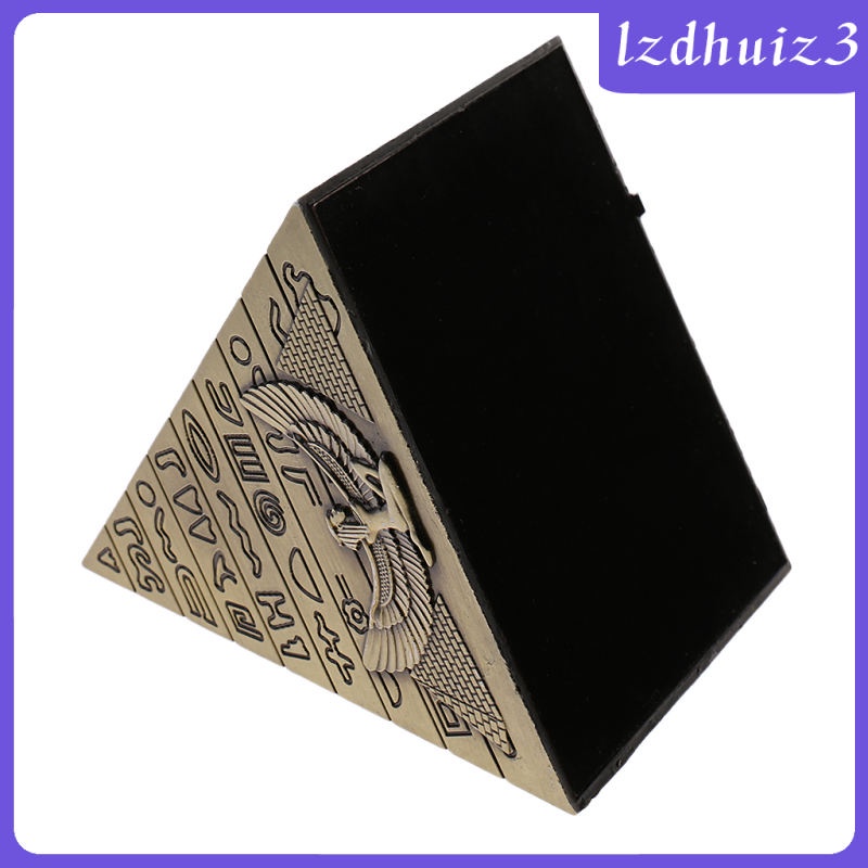 Mô hình kim tự tháp Ai Cập bằng kim loại dùng trang trí bàn làm việc