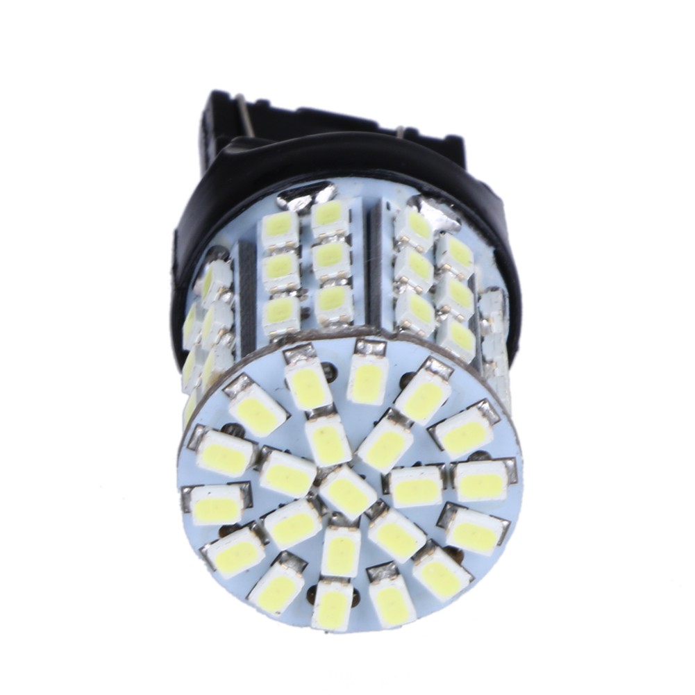Bộ 2 bóng đèn hậu T20 W21W 7443 7440 LED 64 SMD 1206 6000K cho xe