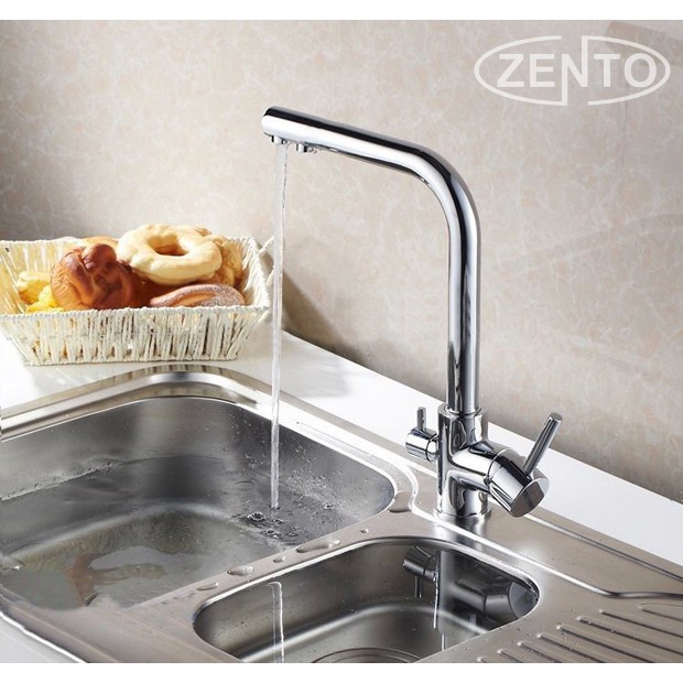 Vòi rửa bát 3 đường nước Zento ZT2091