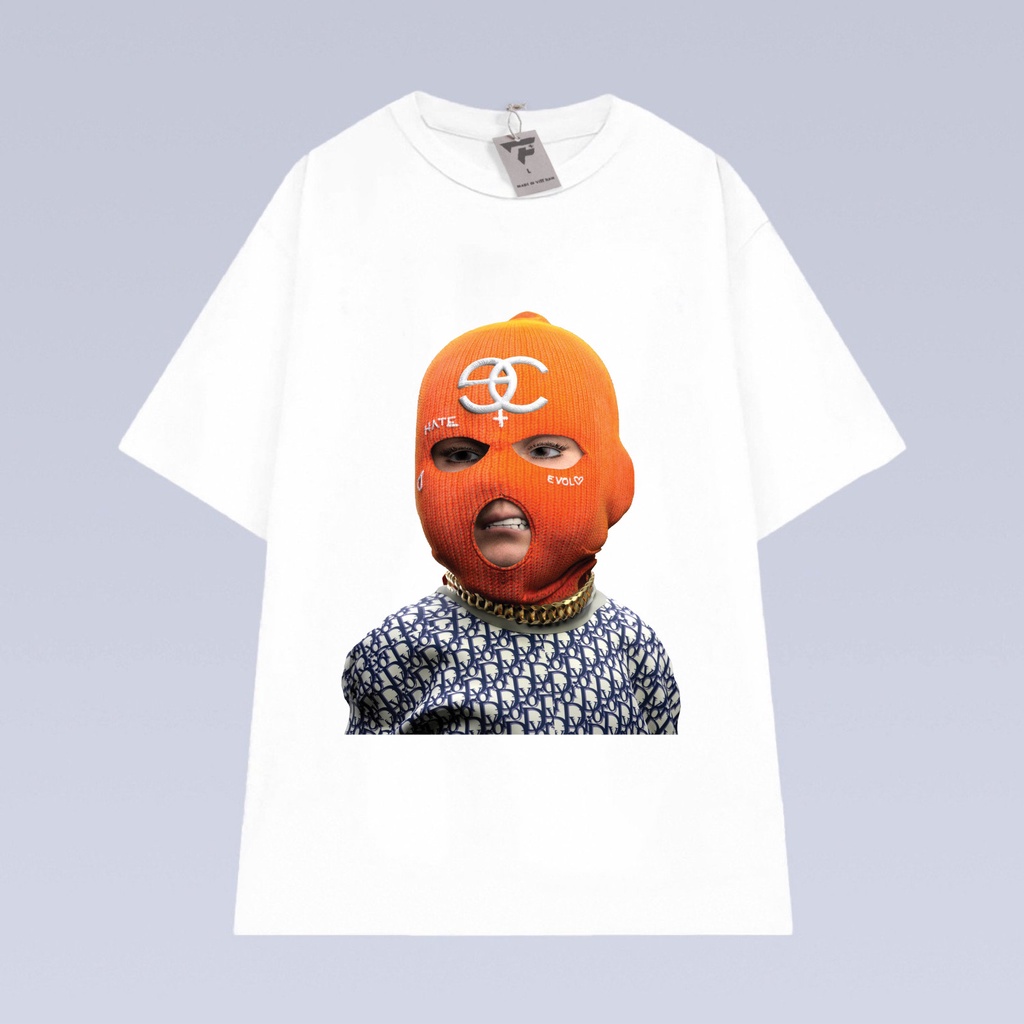 Áo thun unisex nam nữ tay lỡ tee in hình cá tính FPLUS FP104