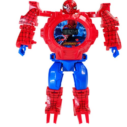 Đồng Hồ Biến Hình Nhân Vật Siêu Anh Hùng Siêu Nhân Nhện Đeo Tay Cho Bé Trai | BigBuy360 - bigbuy360.vn