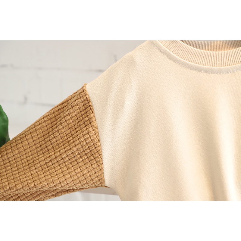 Bộ nỉ da cá, bộ nỉ dài tay cho bé hàng đẹp. Bộ thu đông