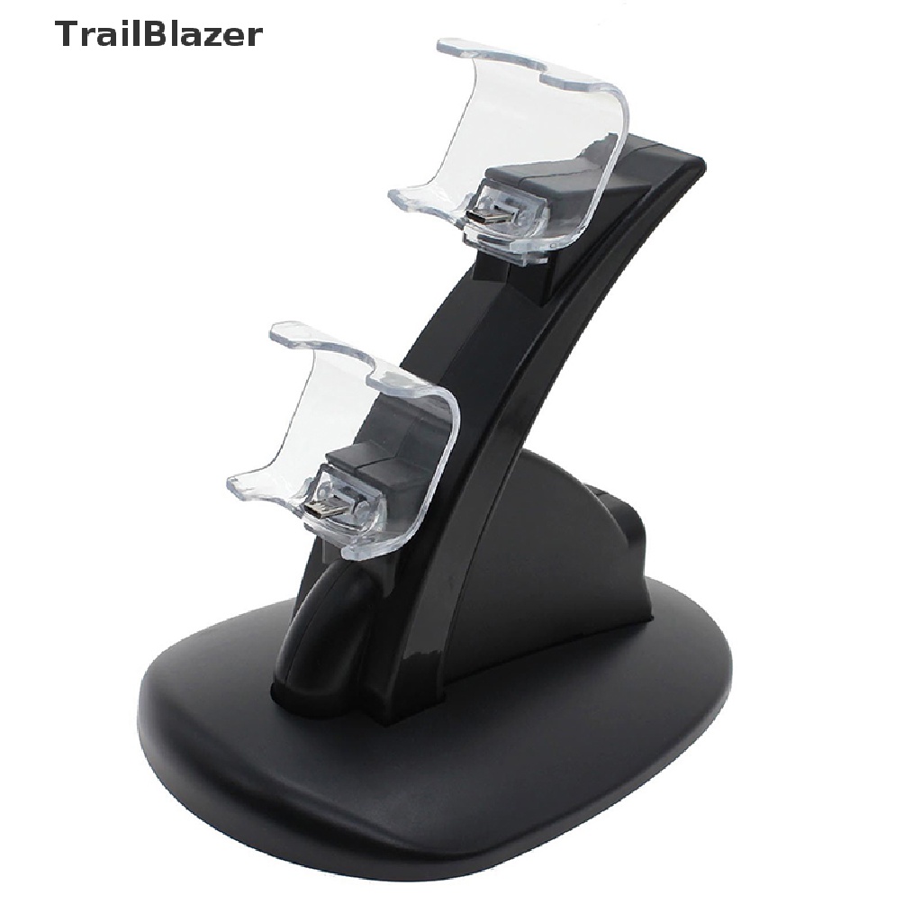 Tbvn Dual USB Controller Charger Charging Stand Station Dock for PS4 Dualshock LED
 Jelly