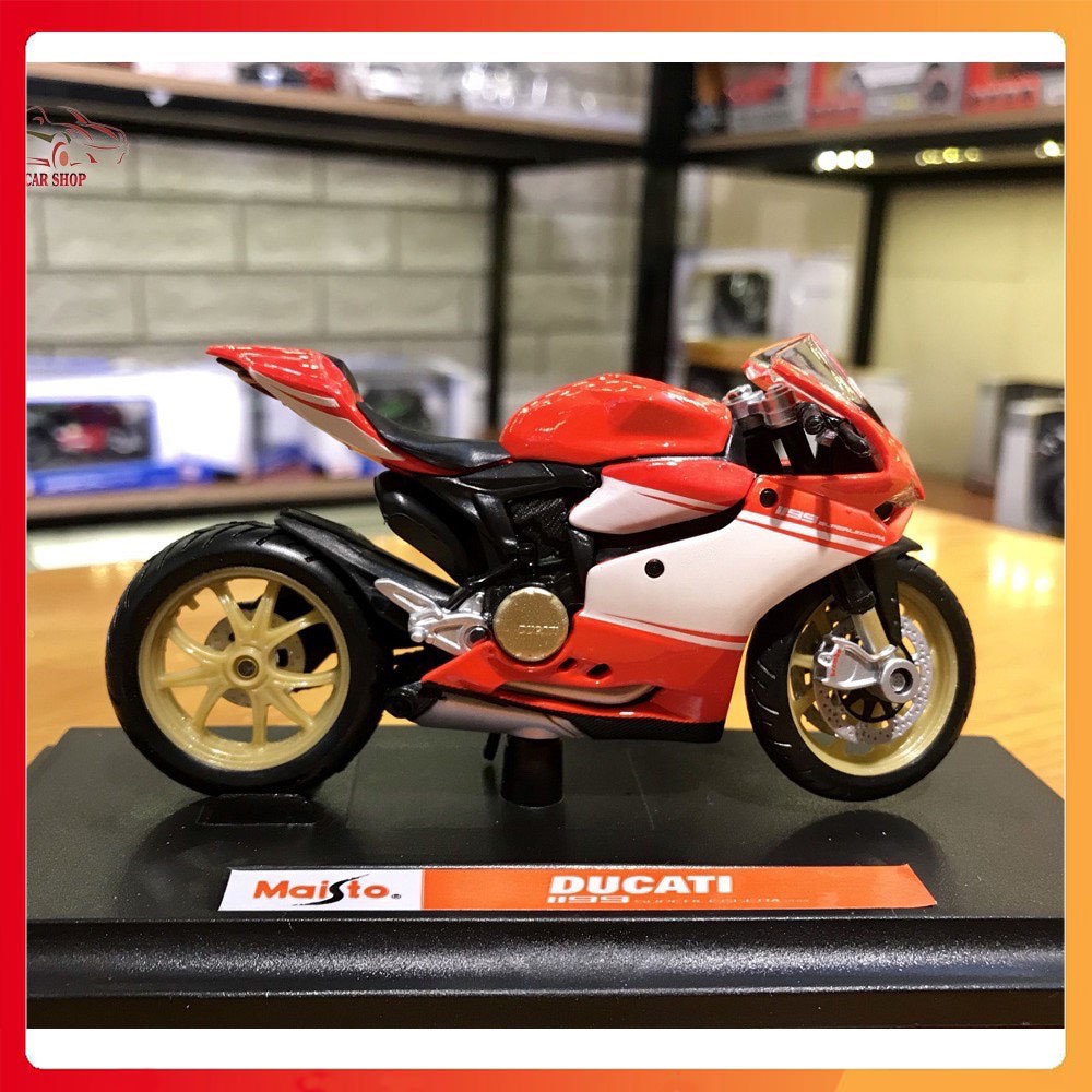 Xe mô hình Ducati 1199 Superleggra tỉ lệ 1:18 hãng Maisto