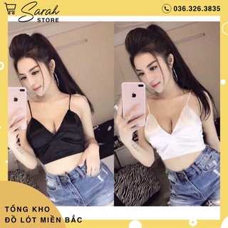 Áo Bra Lụa Phi Bóng 8 Nấc Cài Siêu Hot 264