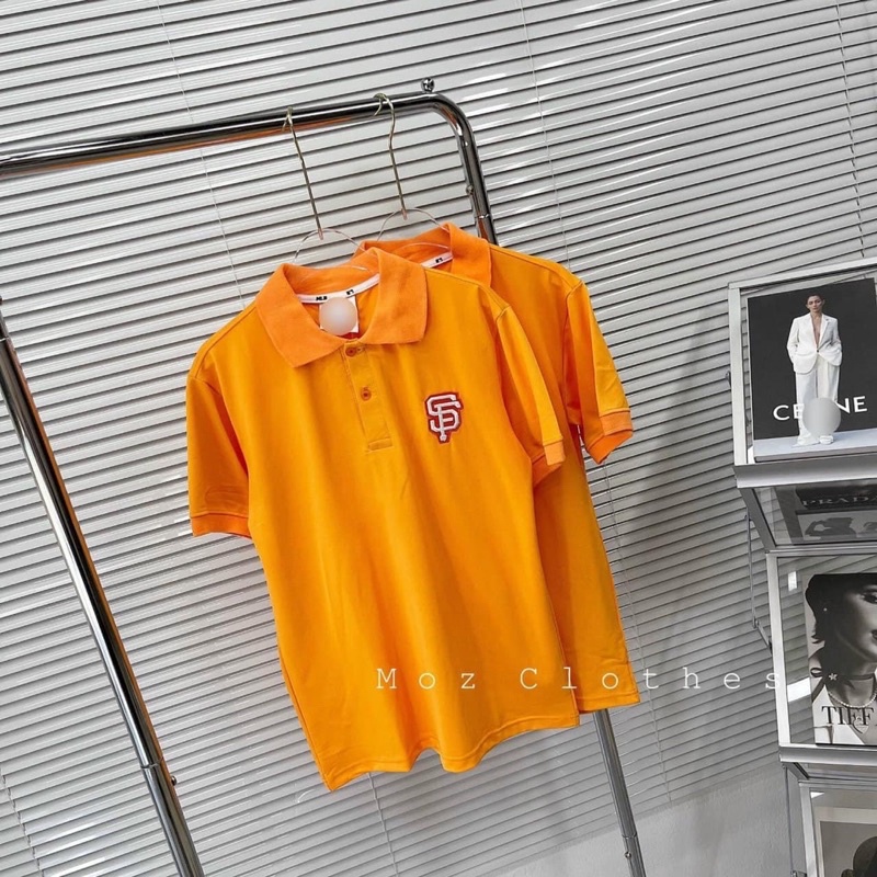 ÁO POLO CAM THÊU NỔI