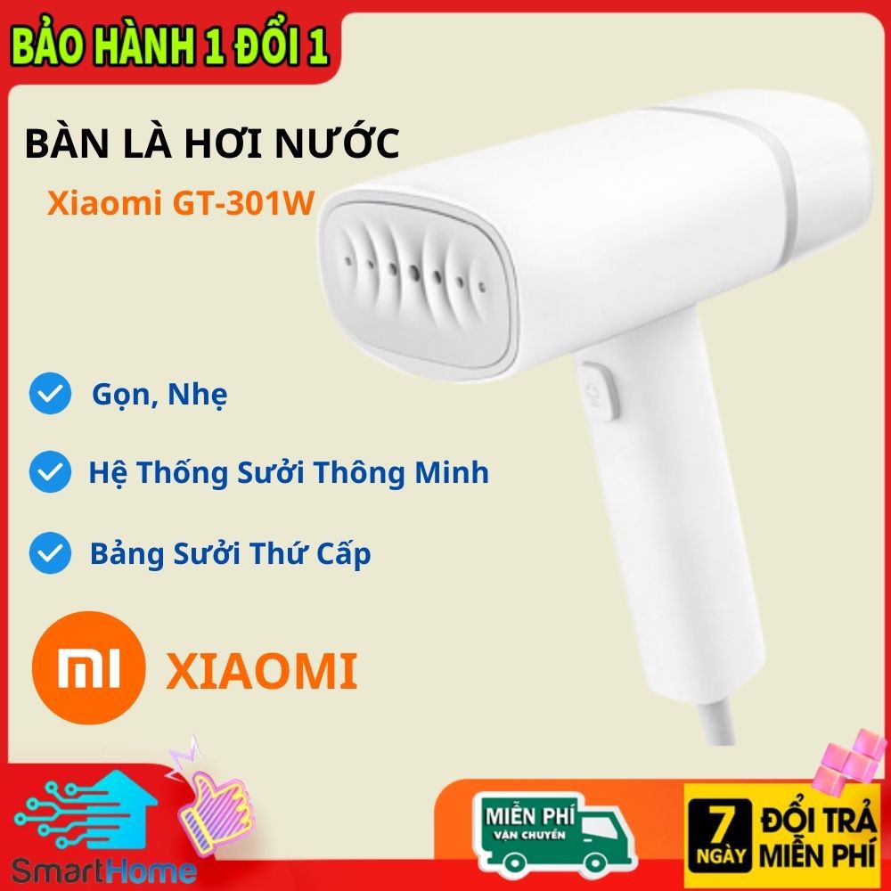 Bàn ủi hơi nước cầm tay Xiaomi thông minh GT-301W - Chính Hãng