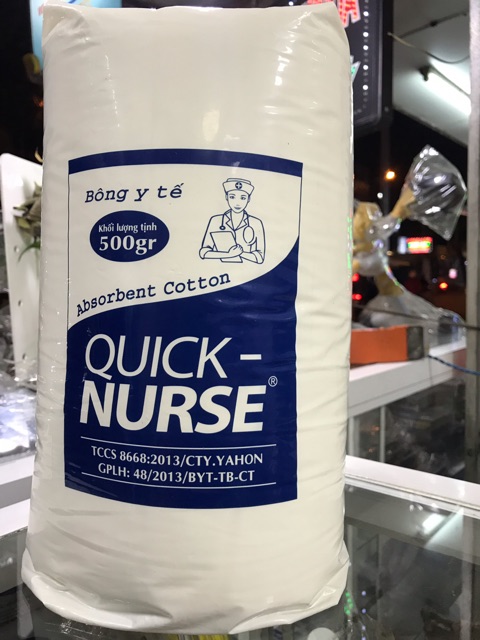 Bông gòn Quick Nurse 500g