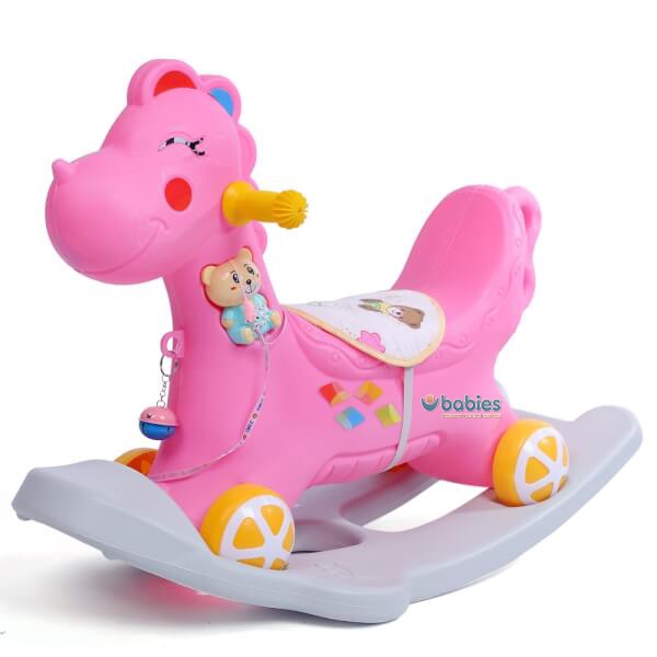 [MKB Gift] Ngựa bập bênh chòi chân 2 trong 1 Babies Organic