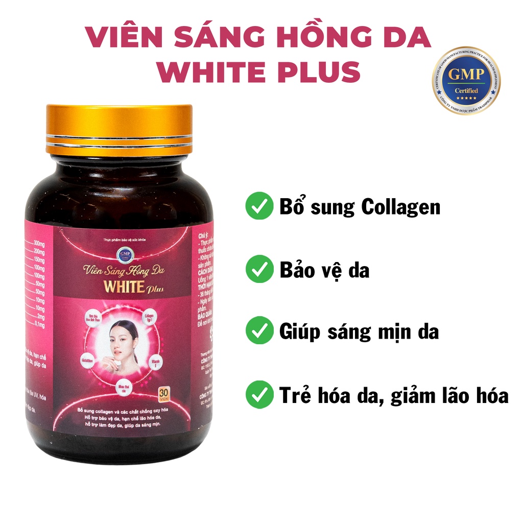 Viên Sáng Hồng Da White Plus SPECLIFE (Hộp 30 viên)