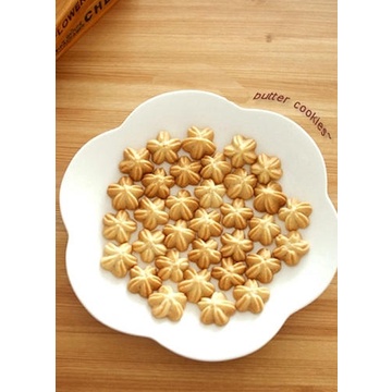 Khuôn Nhấn Bánh Quy Bơ/Cookie Thép Không Gỉ 20 mặt kèm 4 đui bắt kem - KH178A