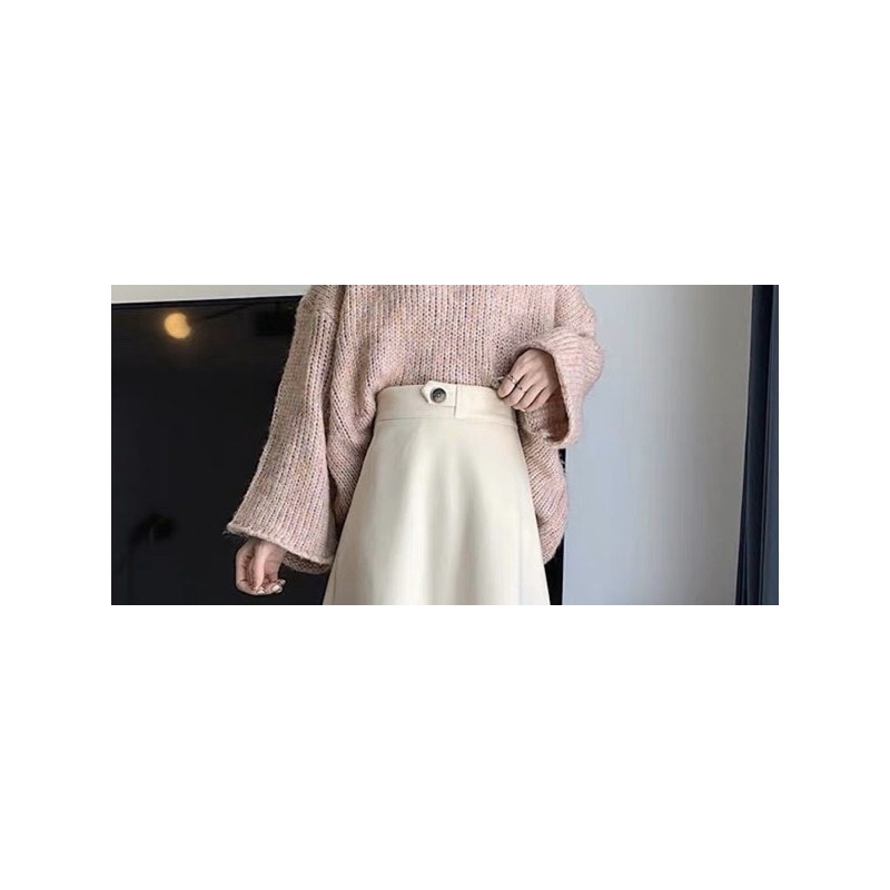 Chân Váy Dài Ulzzang Xinh- Chân Váy Nữ 1 cúc 1018