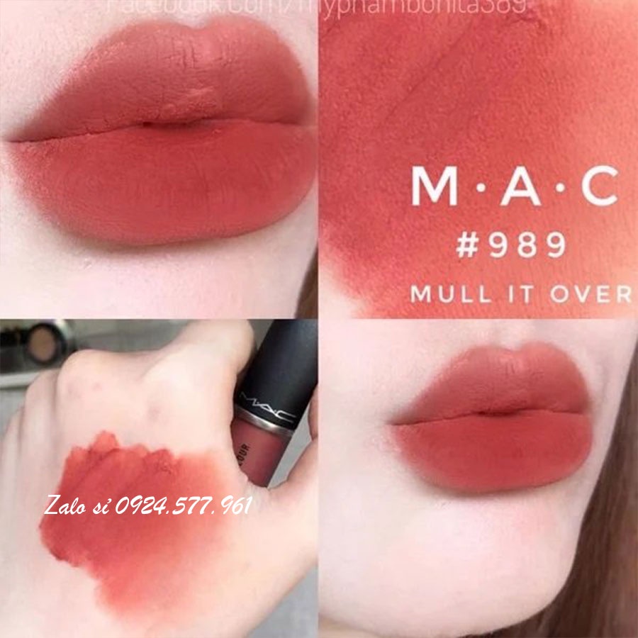 [Sỉ] Son kem MAC chính hãng More the mehr-ier , Devoted to chili, over the taupe, sorry not sorry và 5 màu hot nhất 2021