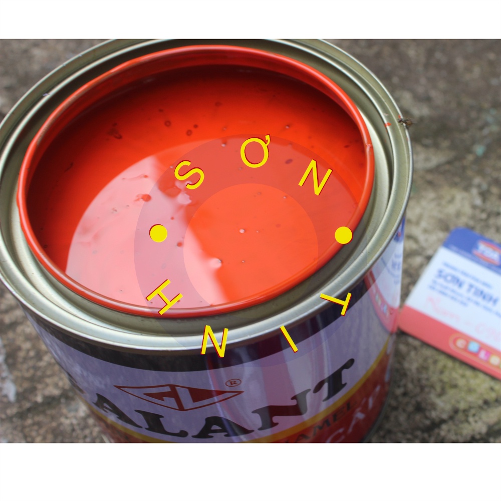 Sơn dầu màu cam 512 800ml galant Orange (Tập Đoàn URAI - Thái Lan) cho gỗ, tôn, sắt thép