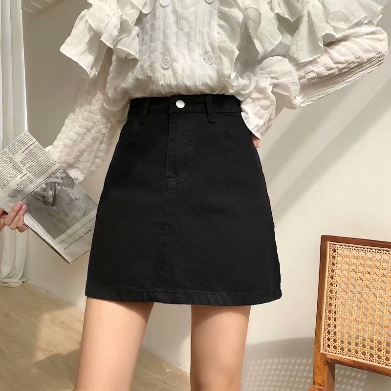 Chân Váy Kaki Nữ Bassic Lưng Cao Có Quần Trong Lên Form Cực Xinh 052
