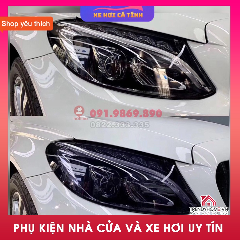 Phim dán đèn xe hơi cao cấp 3 lớp, film dán xe thể thao, đổi màu đèn pha đèn hậu ô tô xe máy