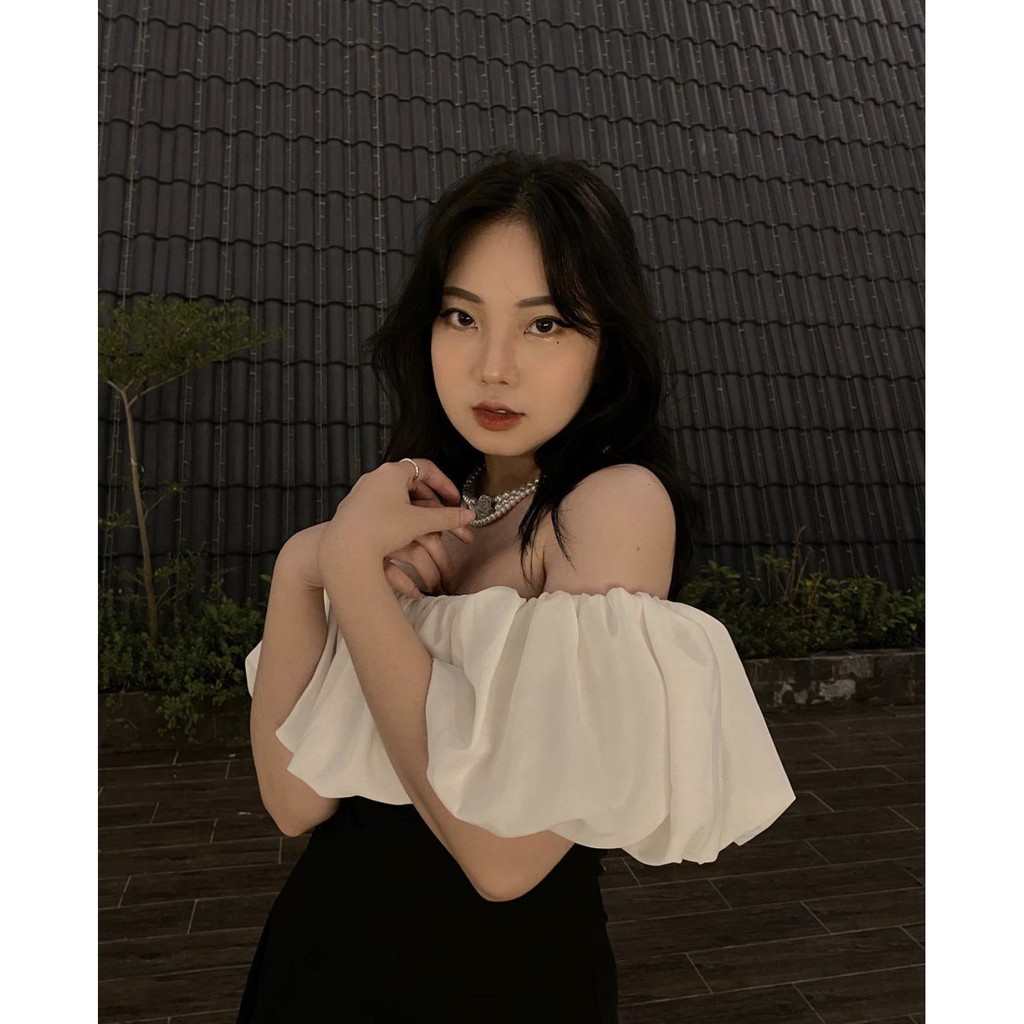 (SẴN-CLIP THẬT) Đầm trễ vai bèo đen dáng ôm dự tiệc sang trọng | BigBuy360 - bigbuy360.vn