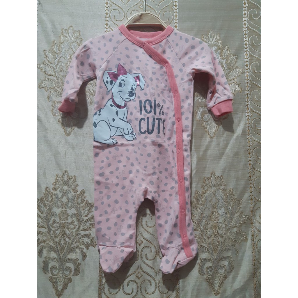 Body cho bé 0-24 tháng vải cotton có bàn, Bodysuit bé trai và bé gái hàng Disney xuất xịn